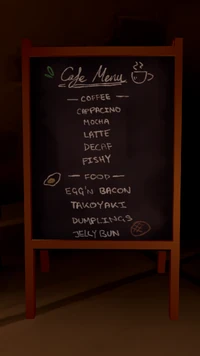 The Chanterelle Café Menu