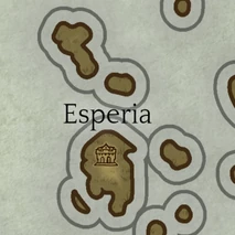 Esperia on the Map.