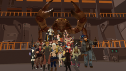 Group shot by JadedMinx of The Wasteland from Episode 2 on Dec 5th 2020