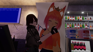 Jaz at Syntax Error, a club she has frequented irl.