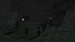 Approaching the outskirts of Withermourne.