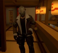 Talks with Warren.png (359 KB) Speaking to Lange Pliskin, a Shometsu lackey