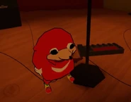 OG R3dzDead telling a story at the stage in The Great Pug