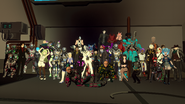 Neon Divide Upper City Group Shot from Episode 2 by Noodil VRChat 1920x1080 2022-02-19 01-11-26.569