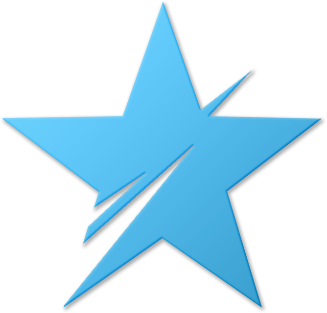 Roblox blue star logo transparent PNG - StickPNG