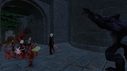 A werewolf surrenders to Ascension