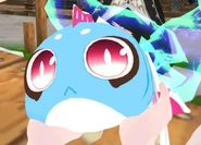 Cari in her fish form.