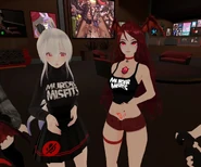 Rofl July 18th 2020 9 Surefour and Crumpet Murder Misfits.jpg (293 KB) Matching "Murder misfits" outfit with Crumpet