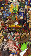 Scrap Town Group Artwork by Golly