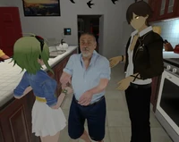 Abbey meets  creepy uncle .