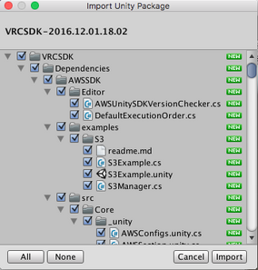 Importing VRC SDK