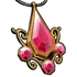 Jewelry BloodMerlotAmulet