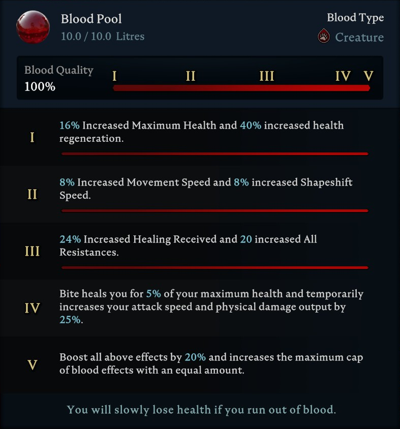 Blood | VRising Wiki | Fandom
