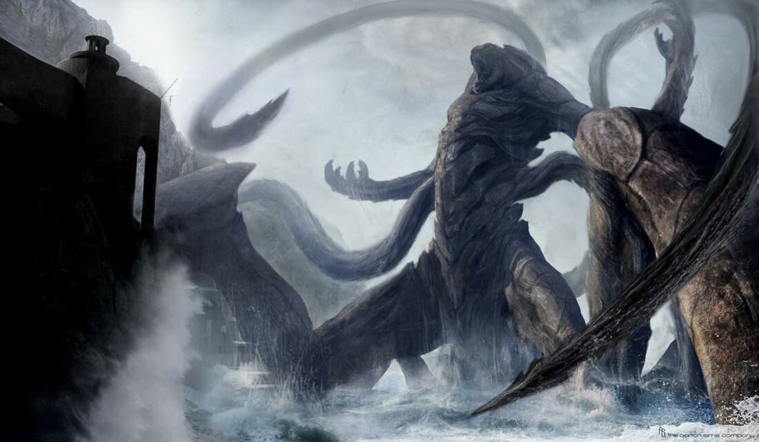 Kraken (Clash of the Titans)  Concept art, Concept art characters, Movie  character sketch