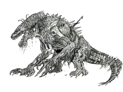 SCP-682 Transparent 1 by MainMonsterMan on DeviantArt