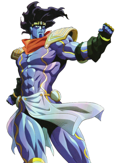 Part 4 Star Platinum's pose in manga, anime and live action film