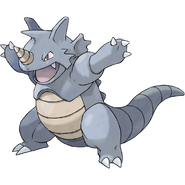 Rhydon, The Drill Pokémon.