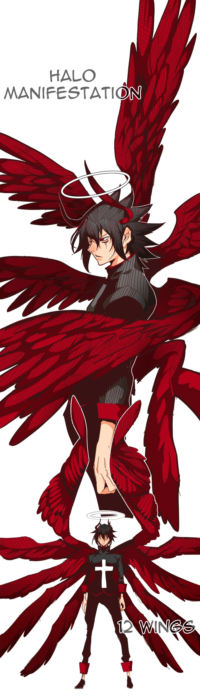 Satan The God Of High School - God Of High School 666 Transparent PNG -  415x1192 - Free Download on NicePNG