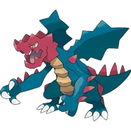 Druddigon, The Cave Pokémon.