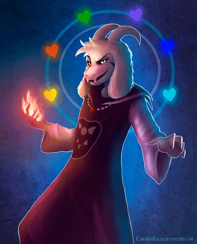 Asriel dreemurr by carolinelucia-d9u4xkn