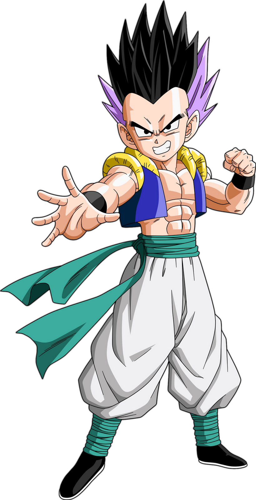 Gotenks is the Metamoran fusion of Goten and Trunks, formed to defeat Majin Buu. 