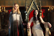 Morgause with her Sister Morgana