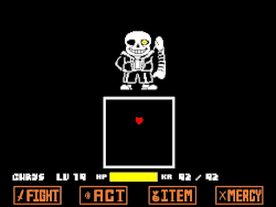 Sans Fight Simulator - No Hit Hardmode (No Soul Used)
