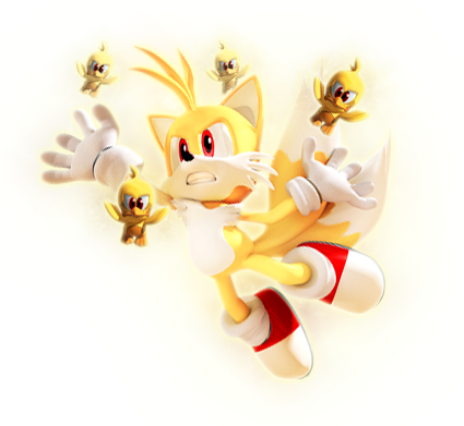 A custom made super tails animation based on the egg reverie