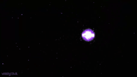 A massive Cosmic Storm attack destroying spaceships