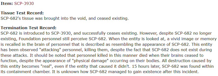 SCP-682-J, All Fiction Battles Wiki