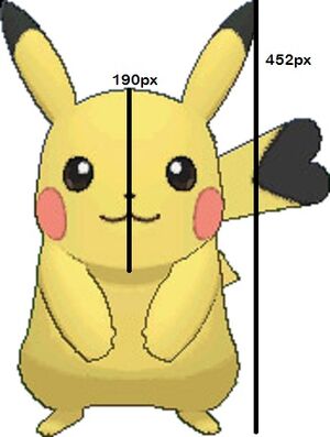 Pikachu Size