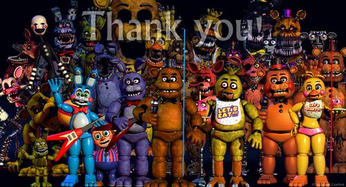 FNAF Size Comparison, Biggest CHaracters of Five Nights at Freddy's