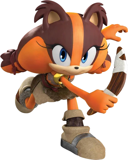 Conheça Sticks The Badger, a nova personagem em Sonic Boom