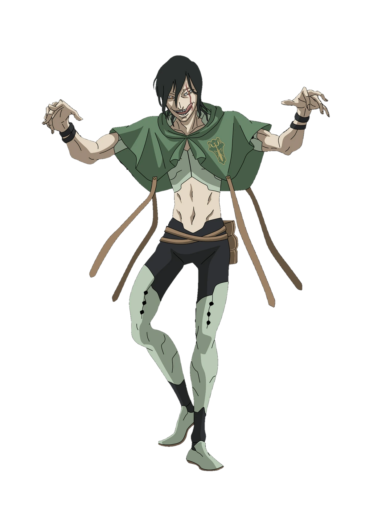 джек потрошитель черный клевер. джек потрошитель клевер. зеленый богомол черный клевер. капитан богомолов черный клевер. джек потрошитель черный клевер арт.