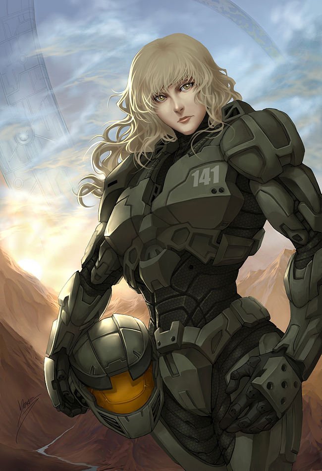 Futuristic ancient spartan depicted in anime style on Craiyon