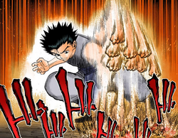 Leorio Punches Ging  Hunter X Hunter 