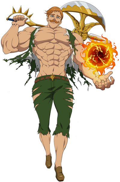 Pride é um personagem baseado em Escanor de Seven Deadly Sins