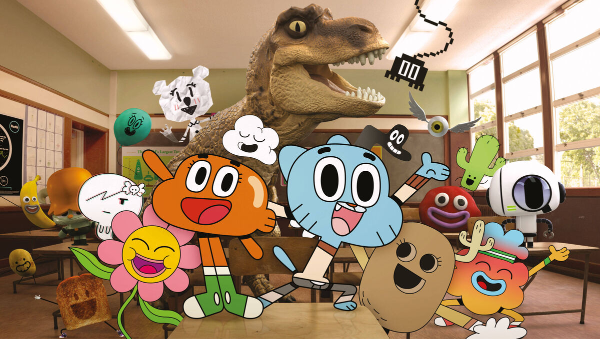 the amazing world of gumball in anime