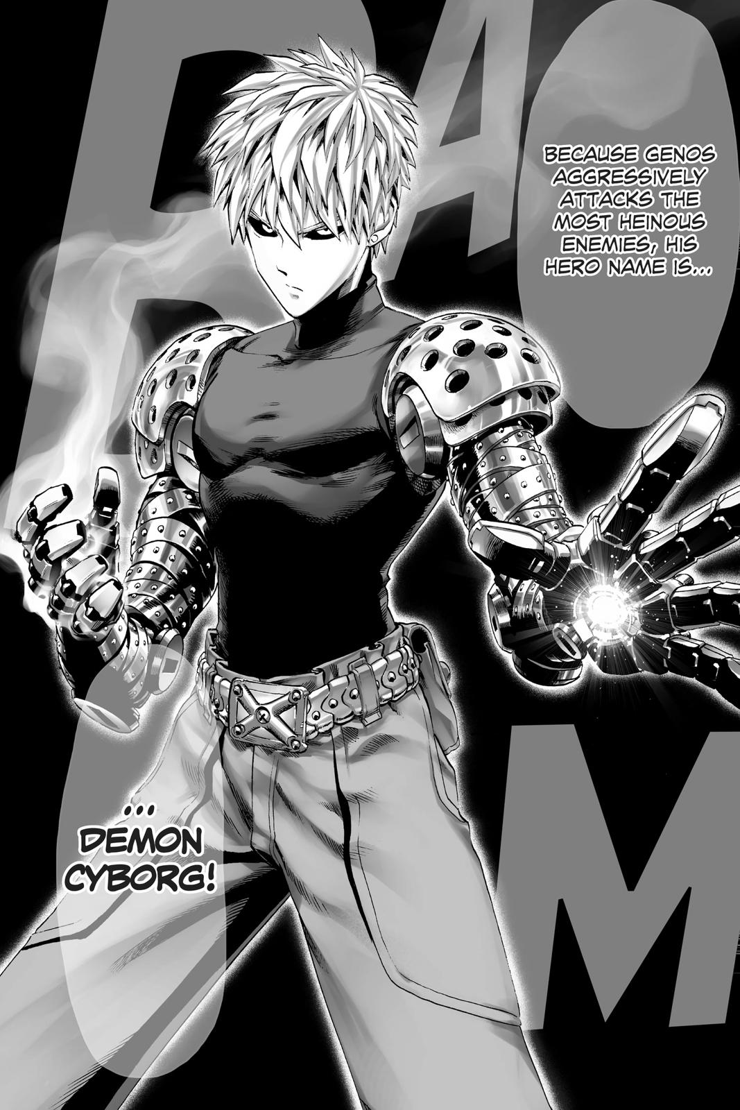 Entenda como funciona os poderes do Genos em One Punch Man