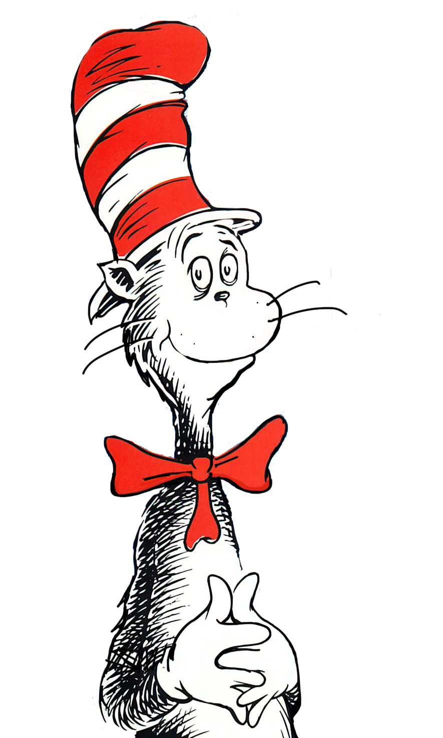 cat in the hat face coloring pages