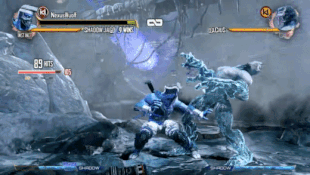 Shadow Jago assuming an electric horse stance