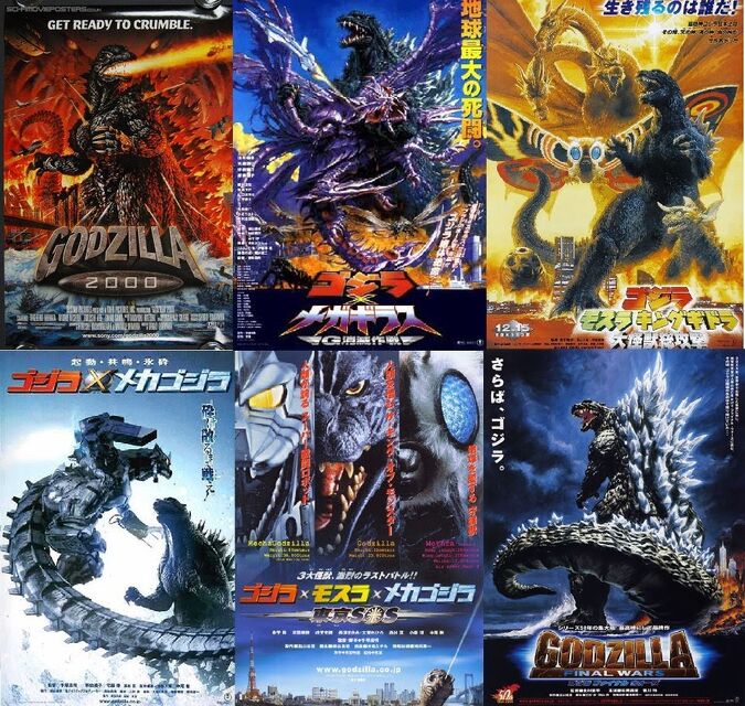 Millenium Era movies Godzilla