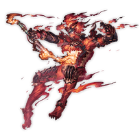 "Agni is a he-god as fluid as the flickering flames. He transforms all-consuming flames of the battlefield, a gentle campfire to keep travelers warm, an oven flame heating a pot, or whatever other sort of flame that would give him insight into the world."