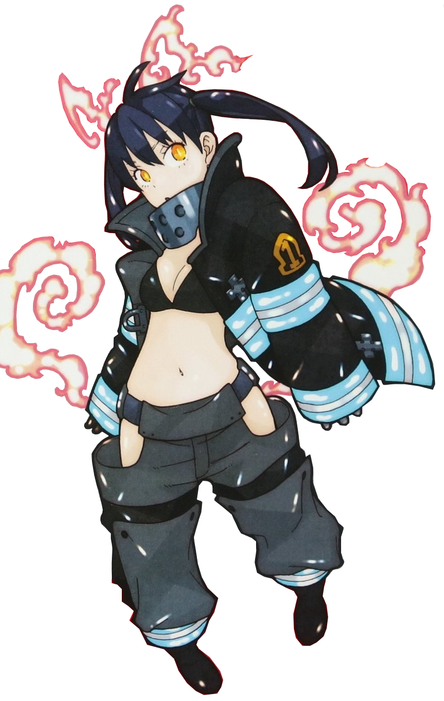 Anime Fire Force Enen No Shouboutai Tamaki Kotatsu Maki Oze