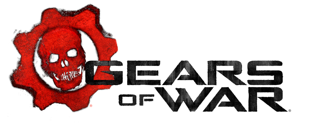 gears of war logo white