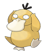 Psyduck, The Duck Pokémon. [Let's Go! only]