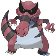 Krookodile, The Intimidation Pokémon. Held Item: Expert Belt