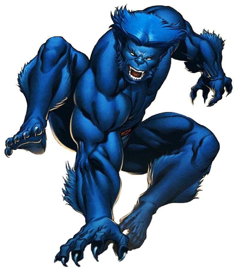 x men beast cartoon