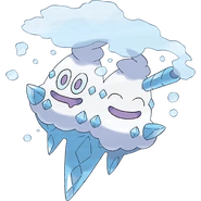Vanilluxe, The Snowstorm Pokémon.