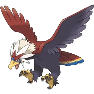 Braviary, The Valiant Pokémon.